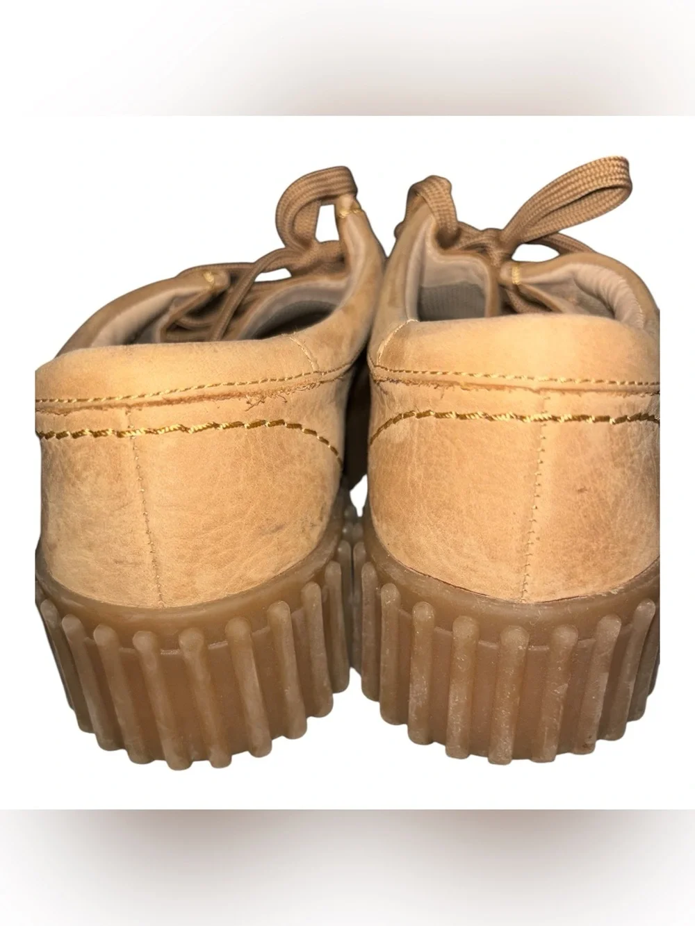 Clarks Torhill Bee tan Suede Wallabee Chukka Shoe 7.5